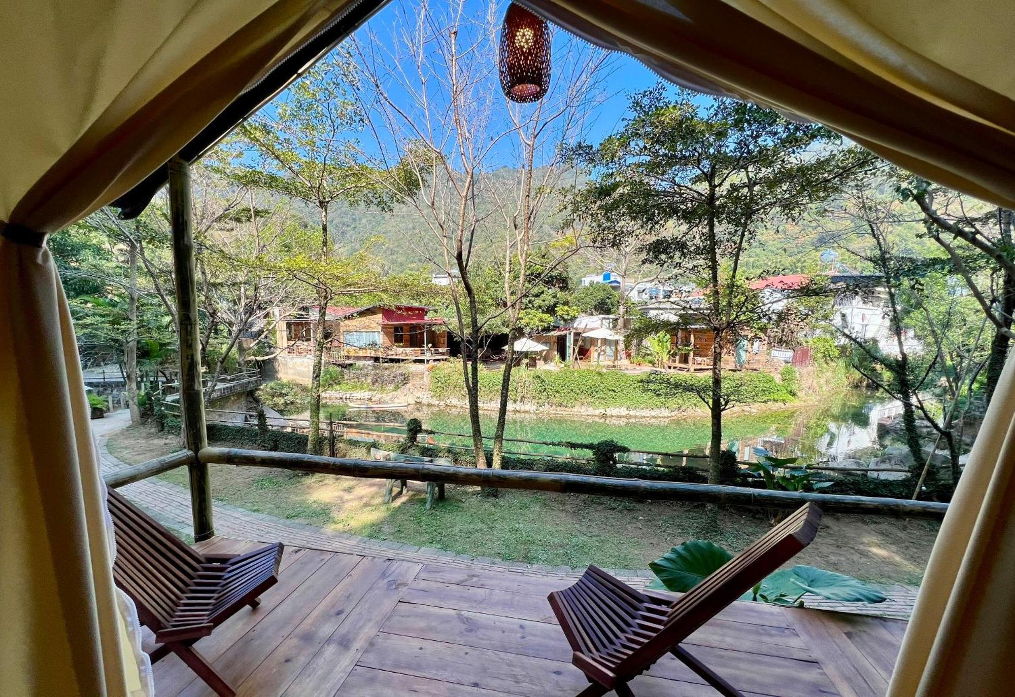 Hotel House By Lake Moc Chau Esterno foto