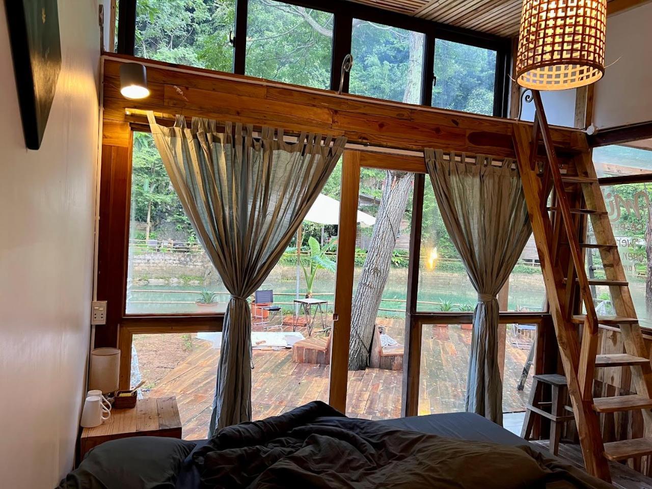 Hotel House By Lake Moc Chau Esterno foto