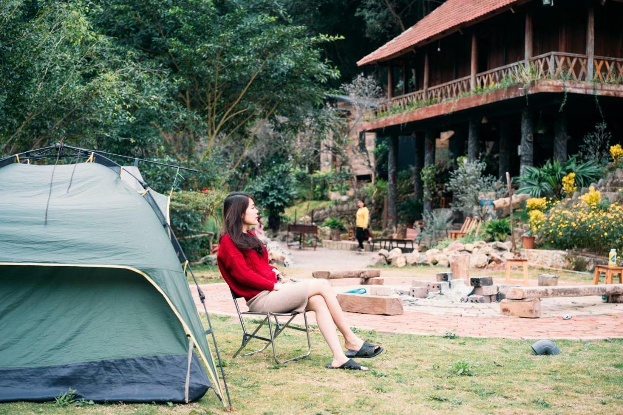 Hotel House By Lake Moc Chau Esterno foto